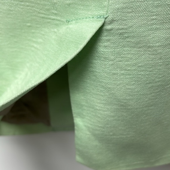 J. CREW lined linen jacket in mint green size 0 - Picture 9 of 13